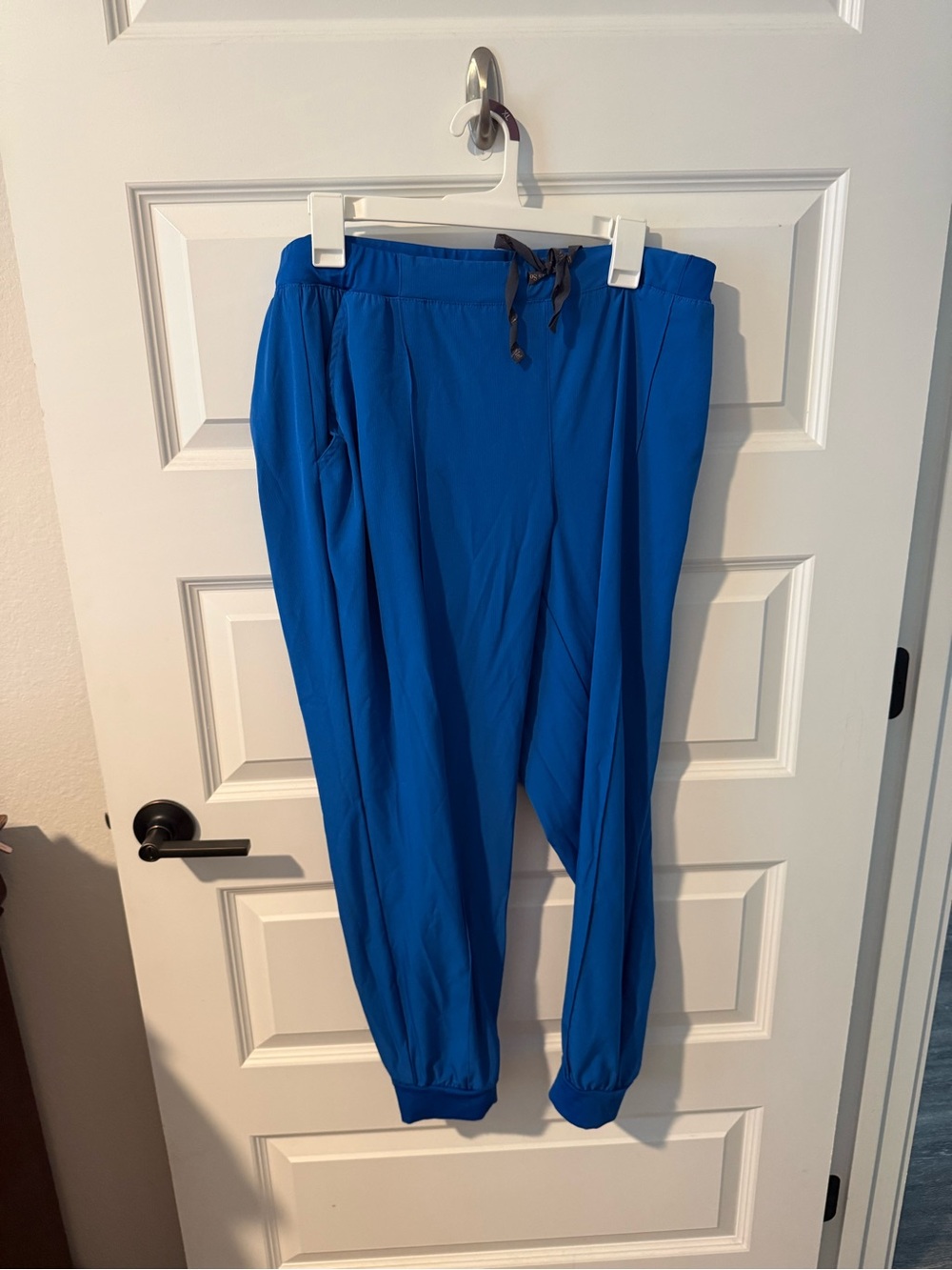 Royal Blue Jogger Scrub Pants - Drawstring Waist